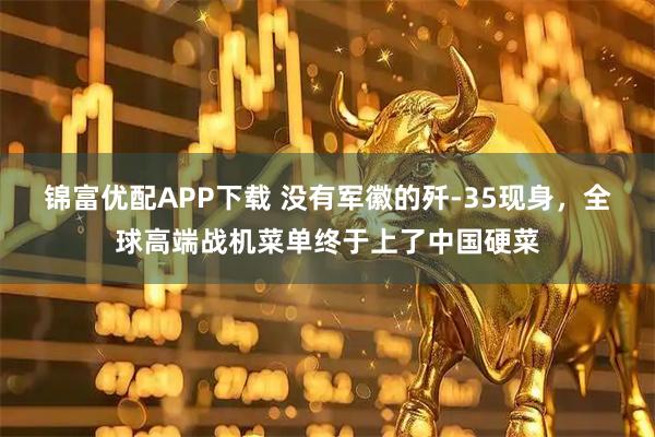 锦富优配APP下载 没有军徽的歼-35现身，全球高端战机菜单终于上了中国硬菜